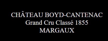 Château Boyd Cantenac