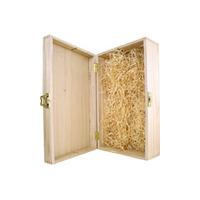 Pine Box - 1 Bottle Wide Single Bottle Gift Box