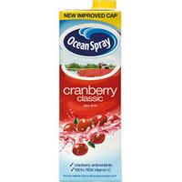 Ocean Spray - Cranberry Juice 1 Litre Carton