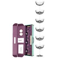 Coupe Stack - The Champagne Tower Six Glass Gift Pack