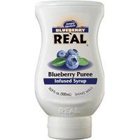 Real - Blueberry Puree Infused Syrup 500ml Squeezy Bottle